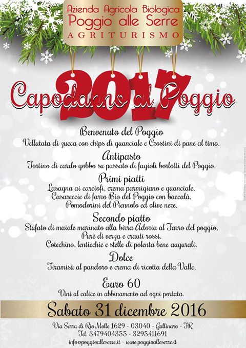 Capodanno 2016 al Poggio